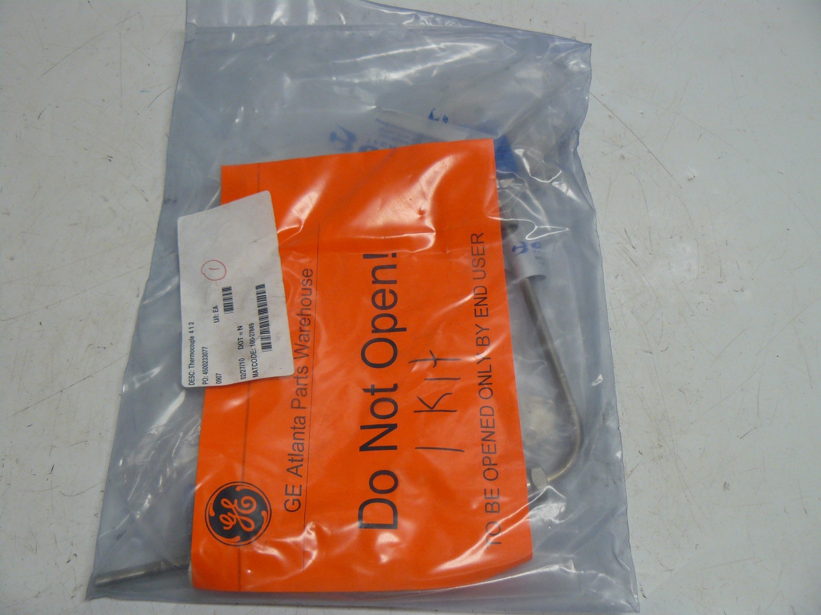 NEW CONAX C11223-1 THERMOCOUPLE MATCODE 100-27849