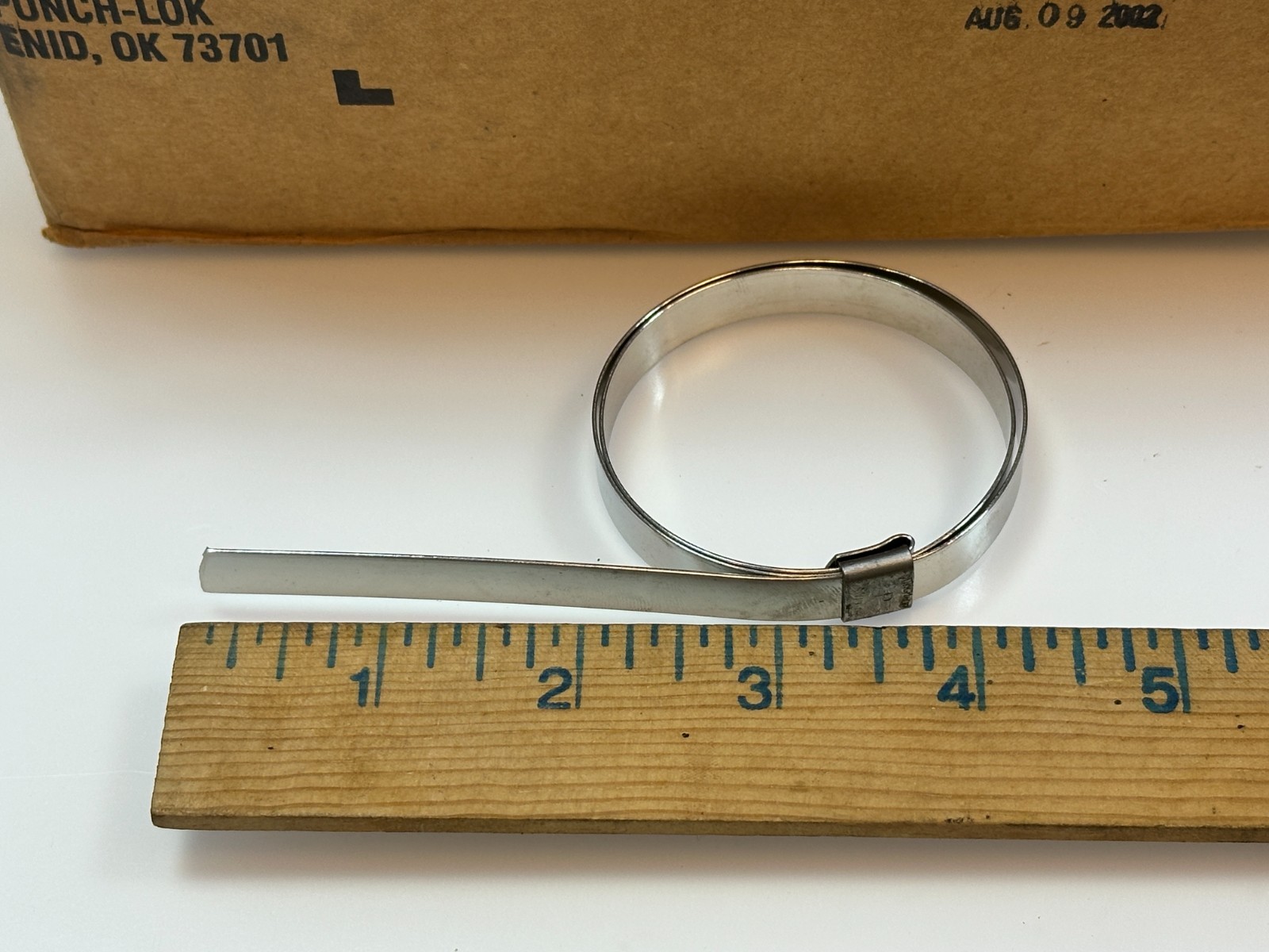 🇺🇸 Punch-Lok USA 100PC BOX P-316-S Preformed Clamps Stainless Steel 2″ x 3/8″