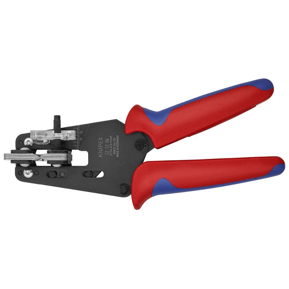KNIPEX 12 12 06 Wire Stripper,26 to 10 AWG,16-7/8 In 10U099