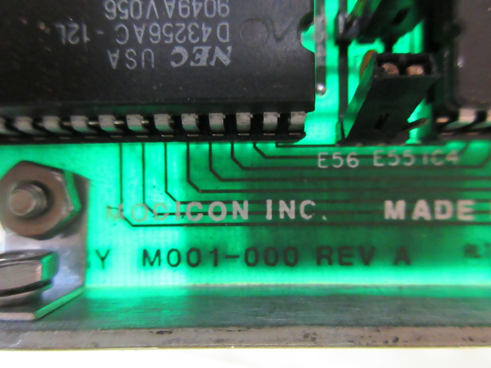 MODICON CIRCUIT BOARD M001-000 REV.A