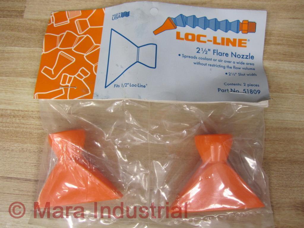 Loc-Line 51809 Loc-Line 2-1/2″ Flare Nozzle (Pack of 12)