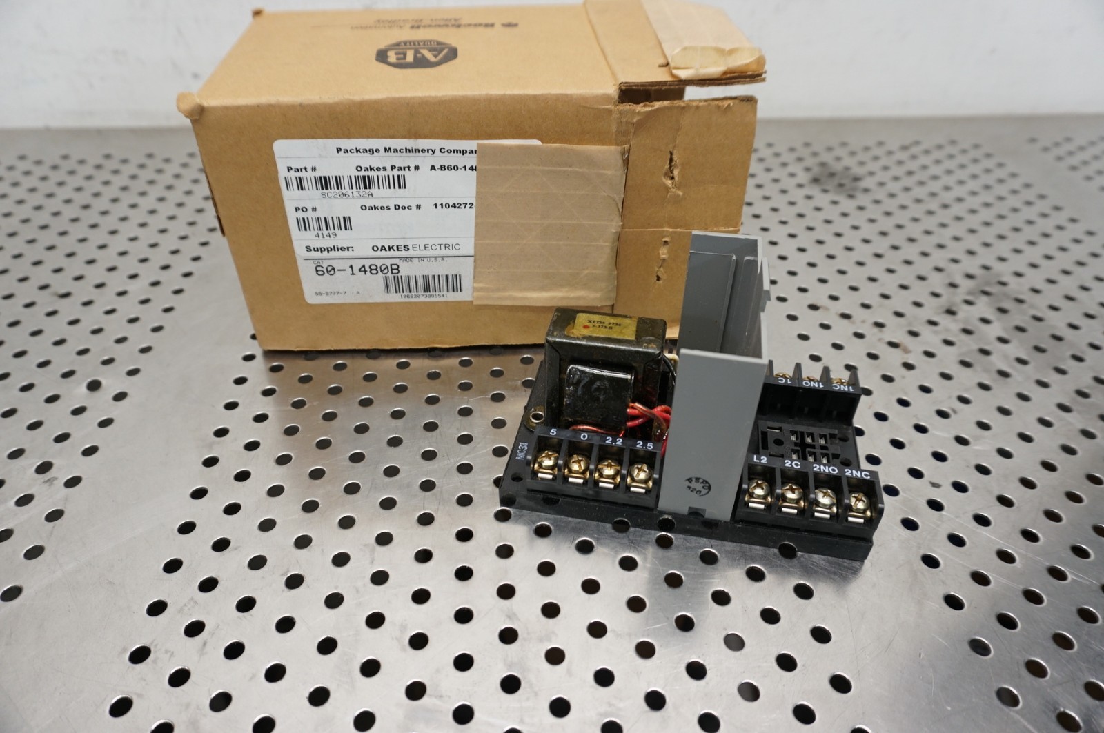 ELECTRONICS CORP OF AMERICA, UNIVERSAL CONTROL BASE, 60-1480B, ALLEN BRADLEY