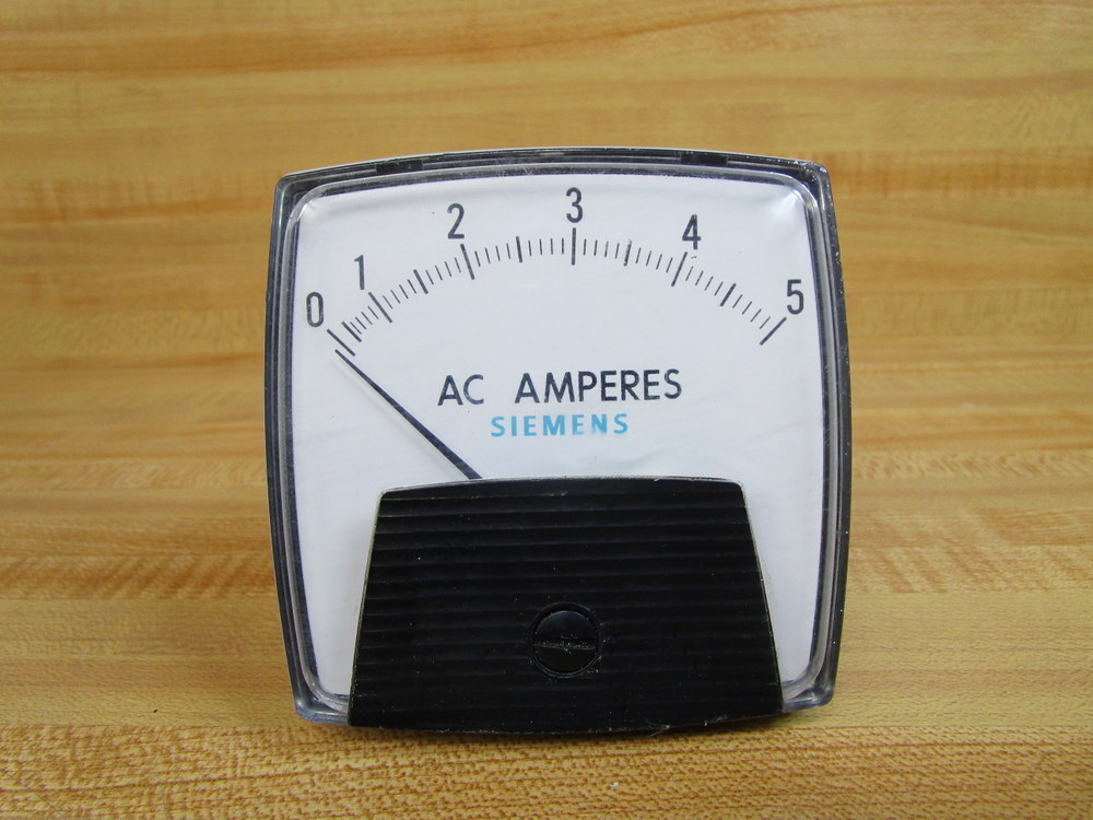 Siemens 250340LS-LS7/UL/KSU Panel Meter 0-5 AAC/0-5 (Pack of 2)