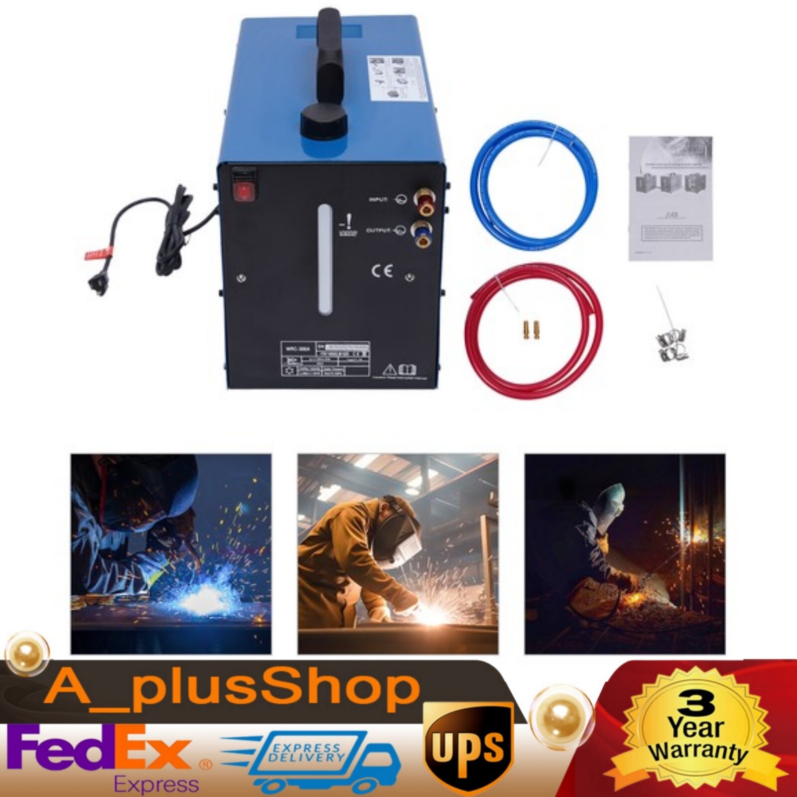 TIG Welder Water Cooler TIG Welder Torch Cooling System WRC-300A 110V 60 Hz USA