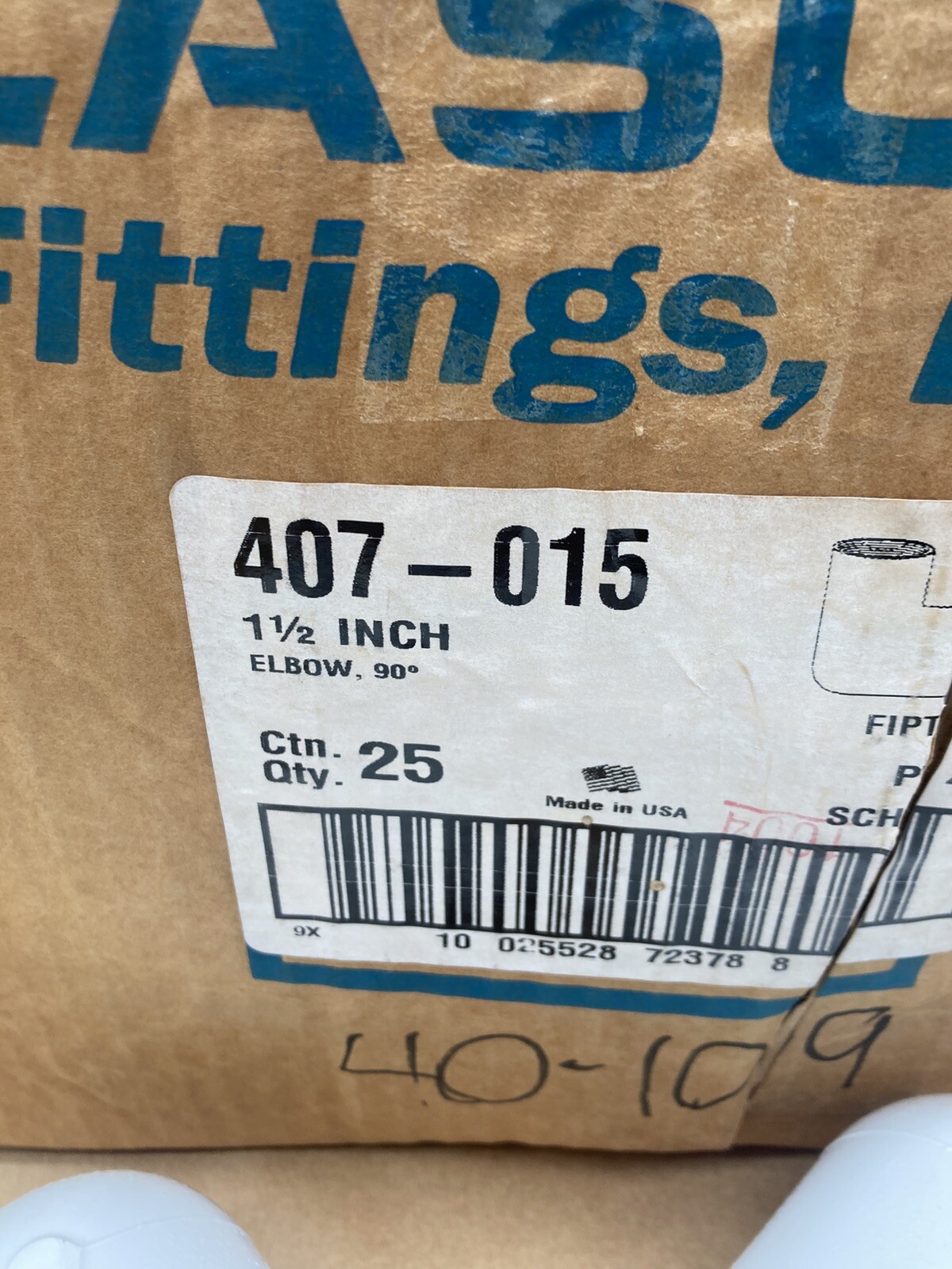 10x Lasco 407-015 90 Elbow 1-1/2 Slip x 1-1/2 Female Pipe Thread