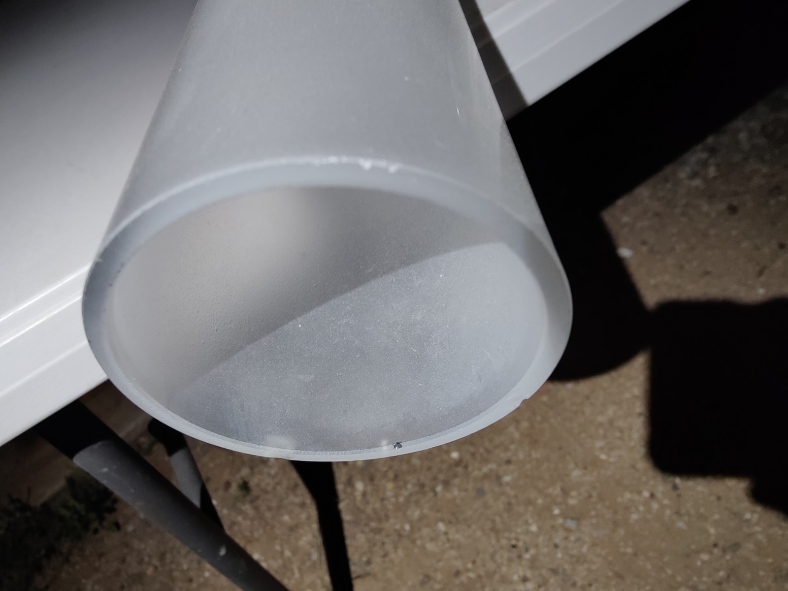Fused Quartz Tube Frosted/Etched Interior OD 80mm ID 71mm 3.7FT Long