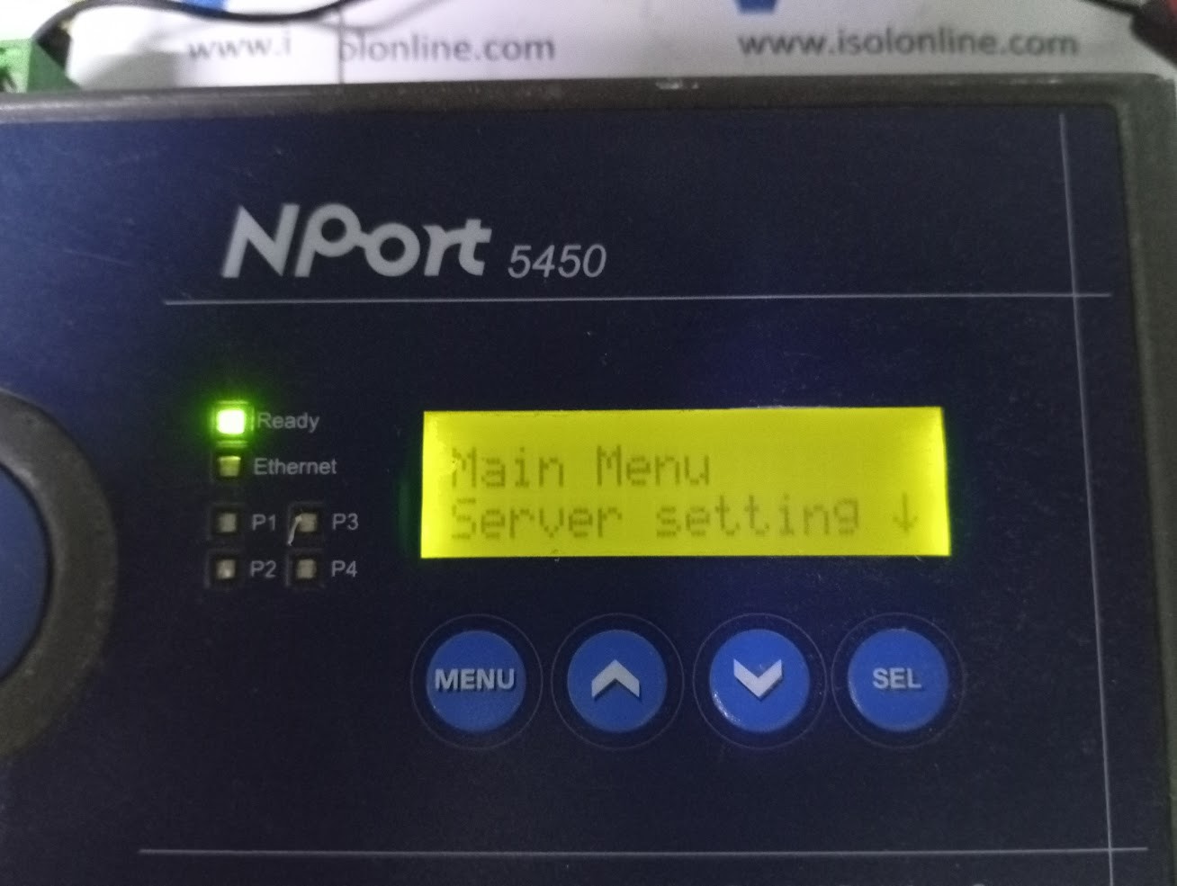 Moxa NPort 5450 Rev 1.2 Serial Device Server 1201054501011 4-Port RS-232/422/485