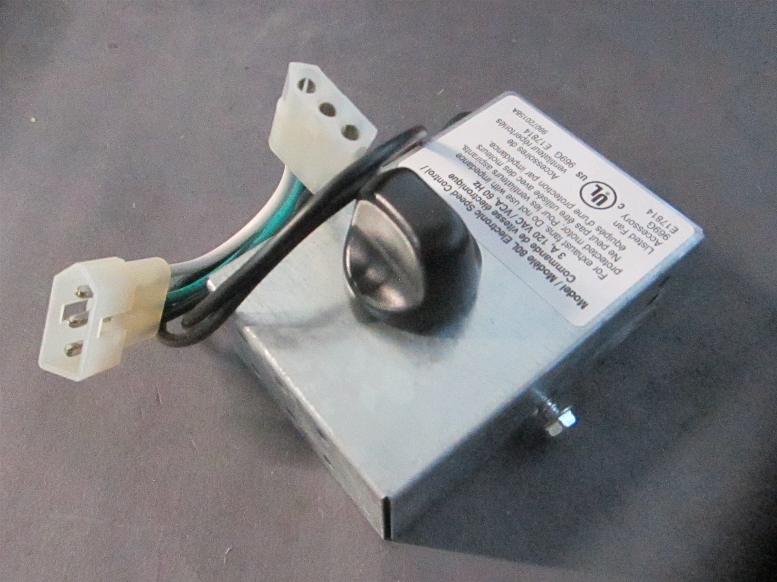 Broan (80L) 120V 3 Amp Adjustable Speed Control Internal Unit Mount