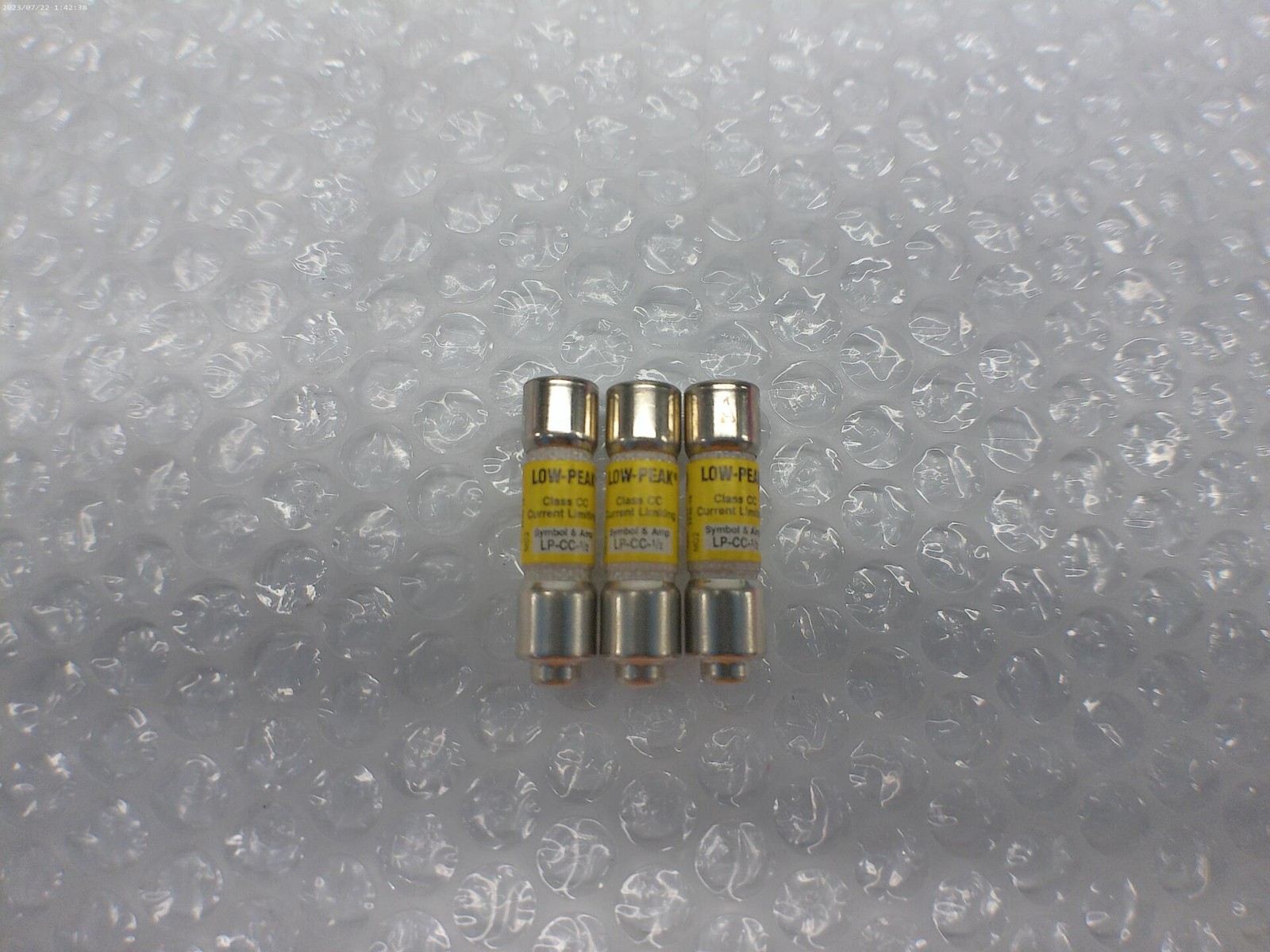 BUSSMANN LP-CC-1/2 FUSE LOT OF 3 NSNP