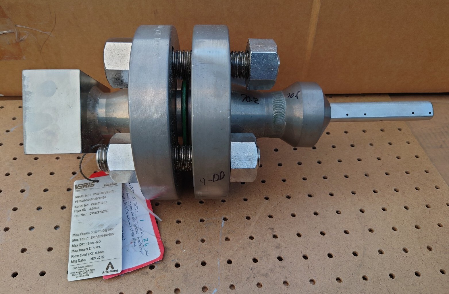 VERIS VERABAR V500-10-V-HPTL-F6150S FLOW MEASUREMENT