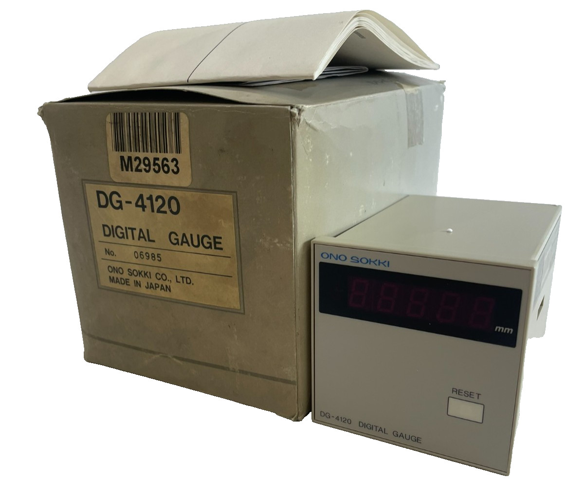 NEW ONO SOKKI DG-4120 DIGITAL GAUGE DG4120