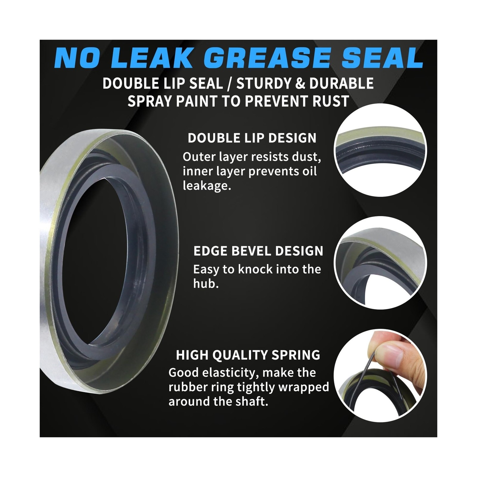 4Sets L68149 L44649 Trailer Hub Bearings Kit for 1-3/8” to 1-1/16” Tapered …