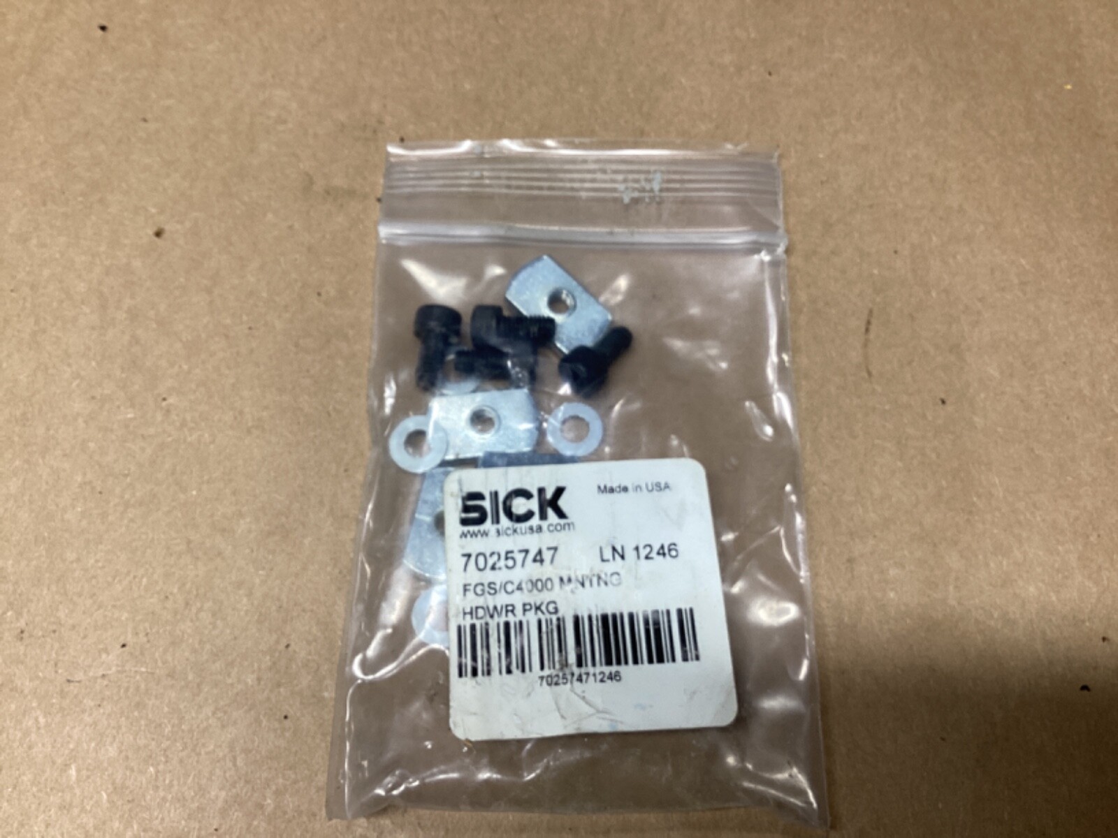 Sick 7025747 FGS/C4000 Mounting Hardware Package #116D9