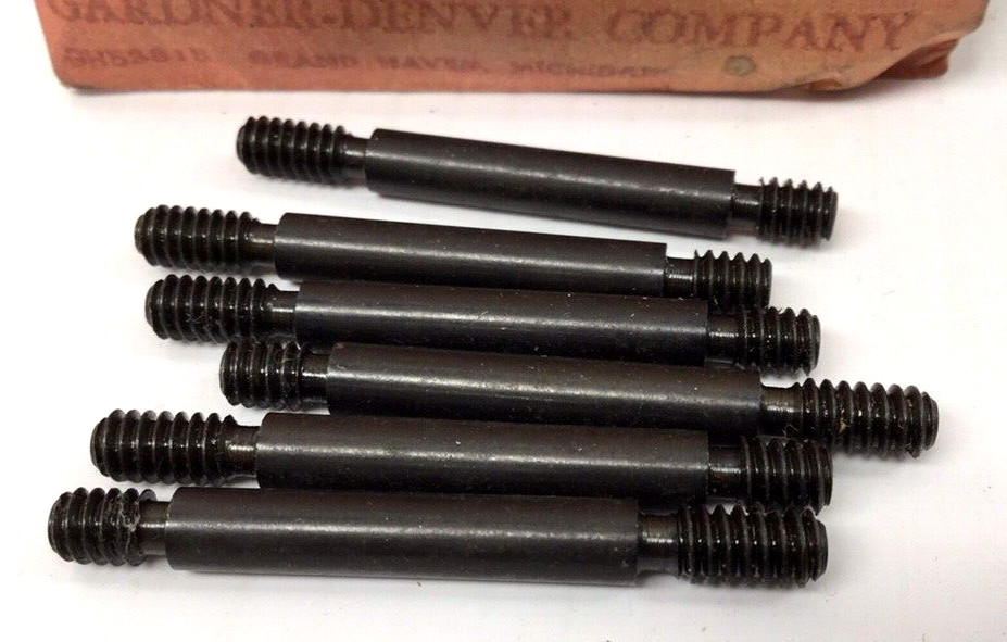 Gardner Denver 21088 Stud 10-24 Treaded Ends 1-7/8″ OAL 3/16″ OD (Pack Of 6)