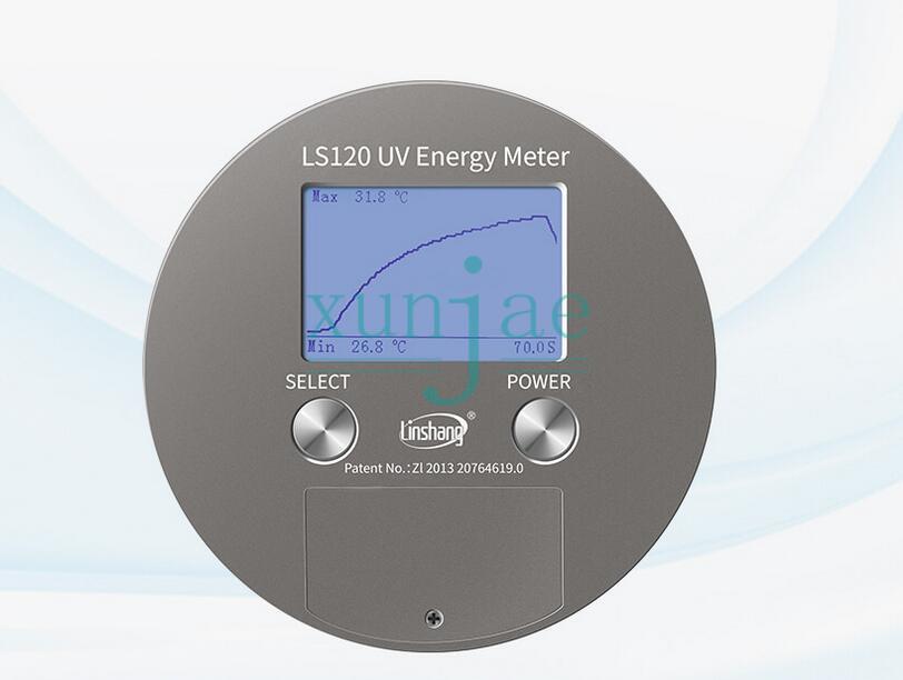 1PCS LS120 UV Energy Meter UV irradiance and temperature UV Energy meter New