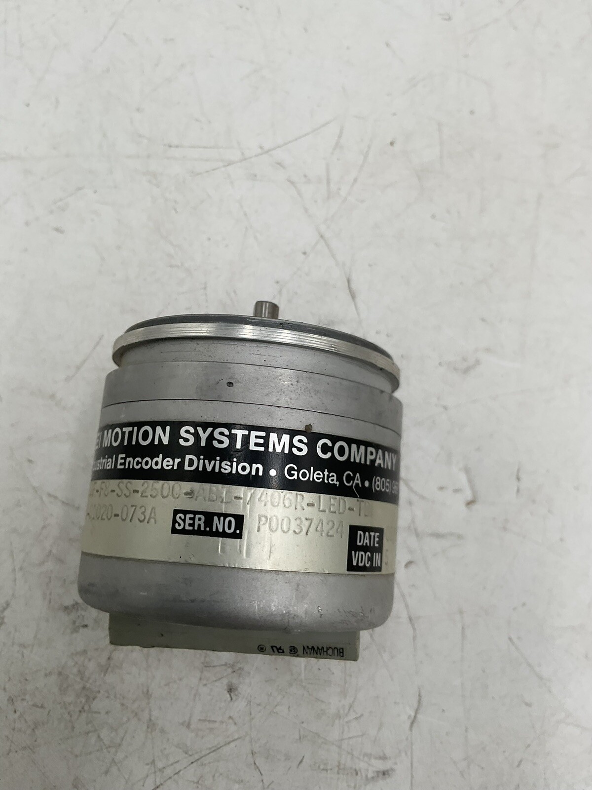 BEI 924-01020-073A Encoder L253F-F8-SS-400-AB-7406R-LED