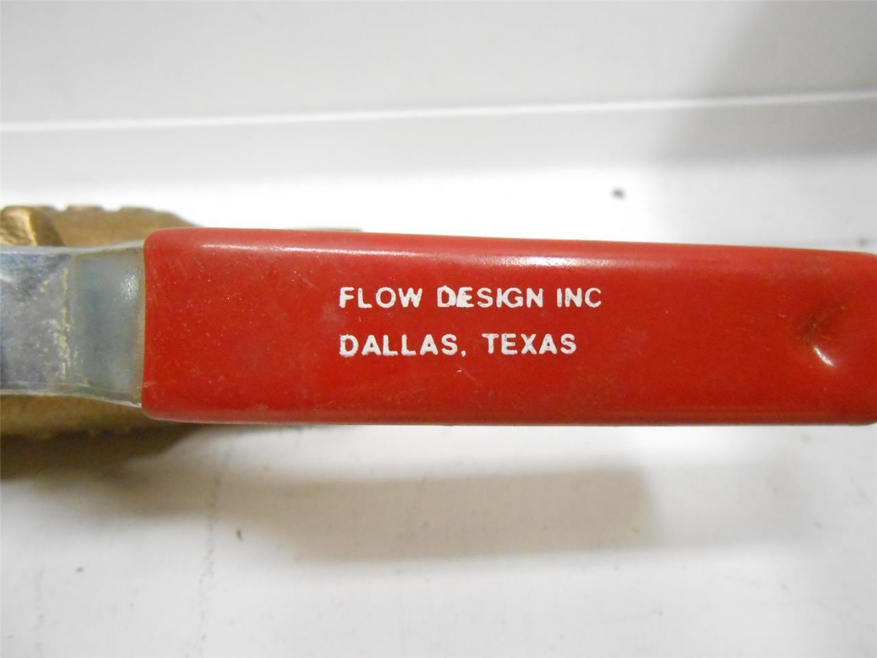FLOW DESIGN BALL VALVE 3/4″ 400