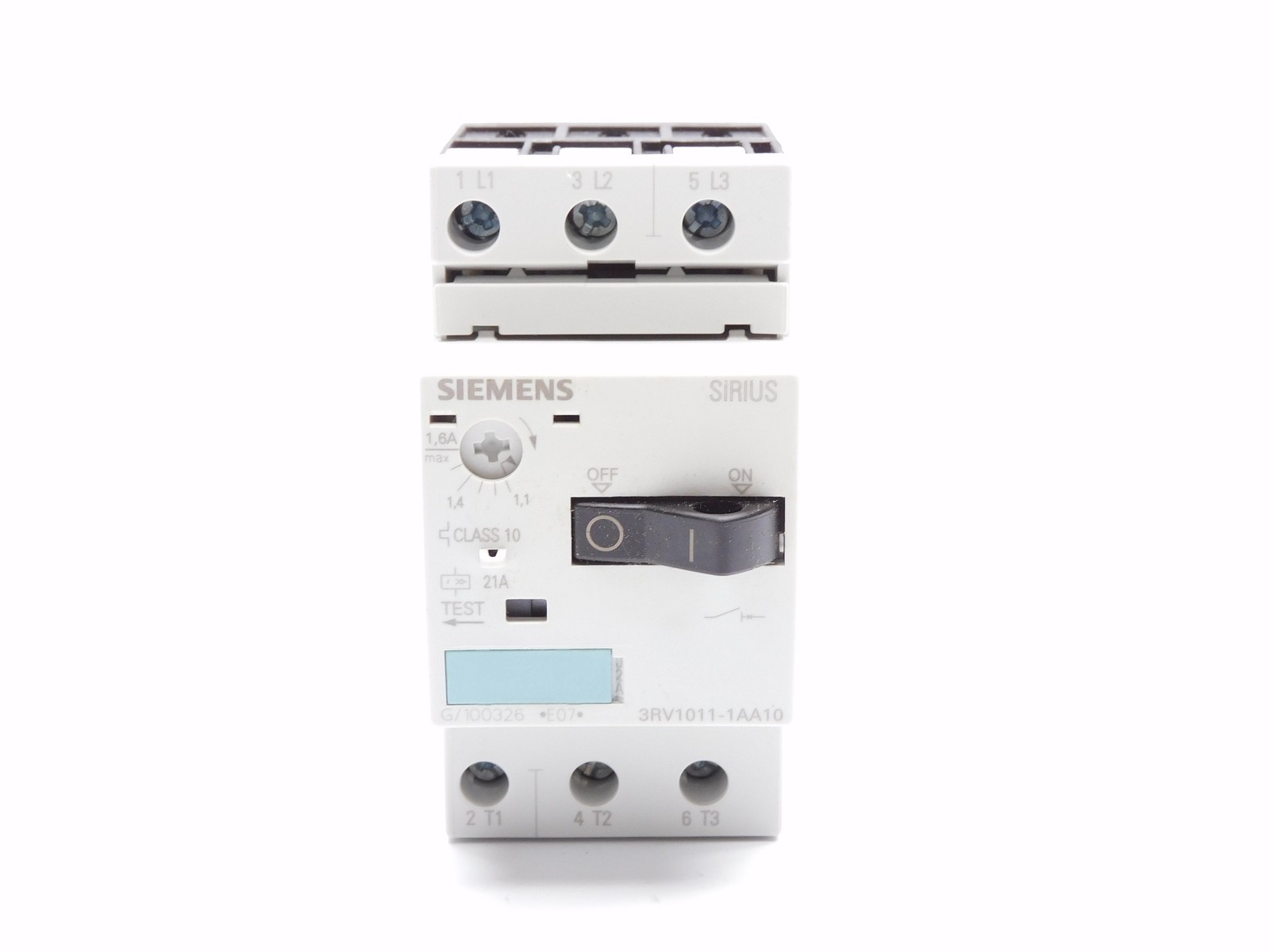 SIEMENS 3RV1011-1AA10 690V 1.1-1.6A NSMP