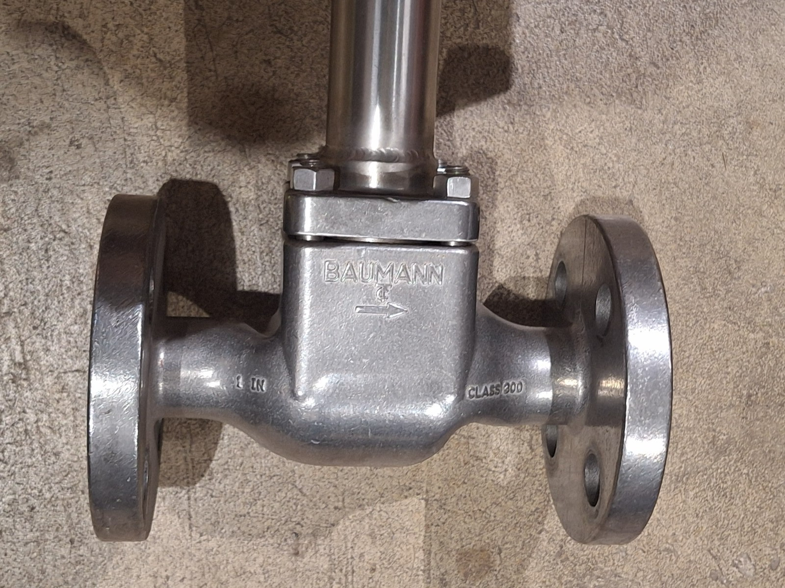 FISHER BAUMANN 32-24 577SVFE CONTROL VALVE 1″ FLANGED 316 STAINLESS 5-15 PSI