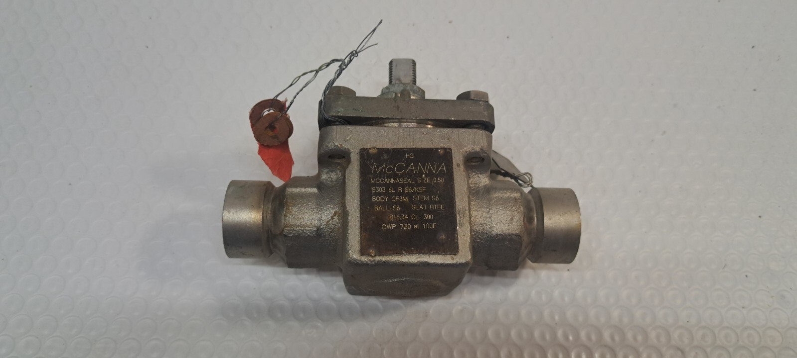 Hills McCanna CF3M DIAPHRAGM VALVE 1/2″ BUTT WELD CAST