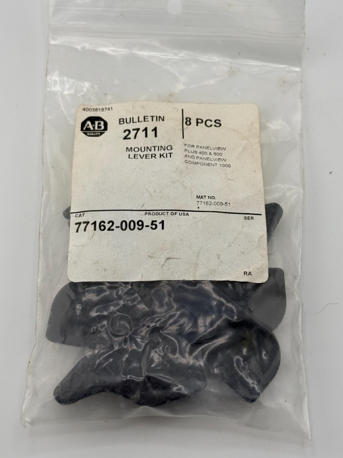 Lot of 7 Allen-Bradley,77162-009-51,Mounting Lever Kit