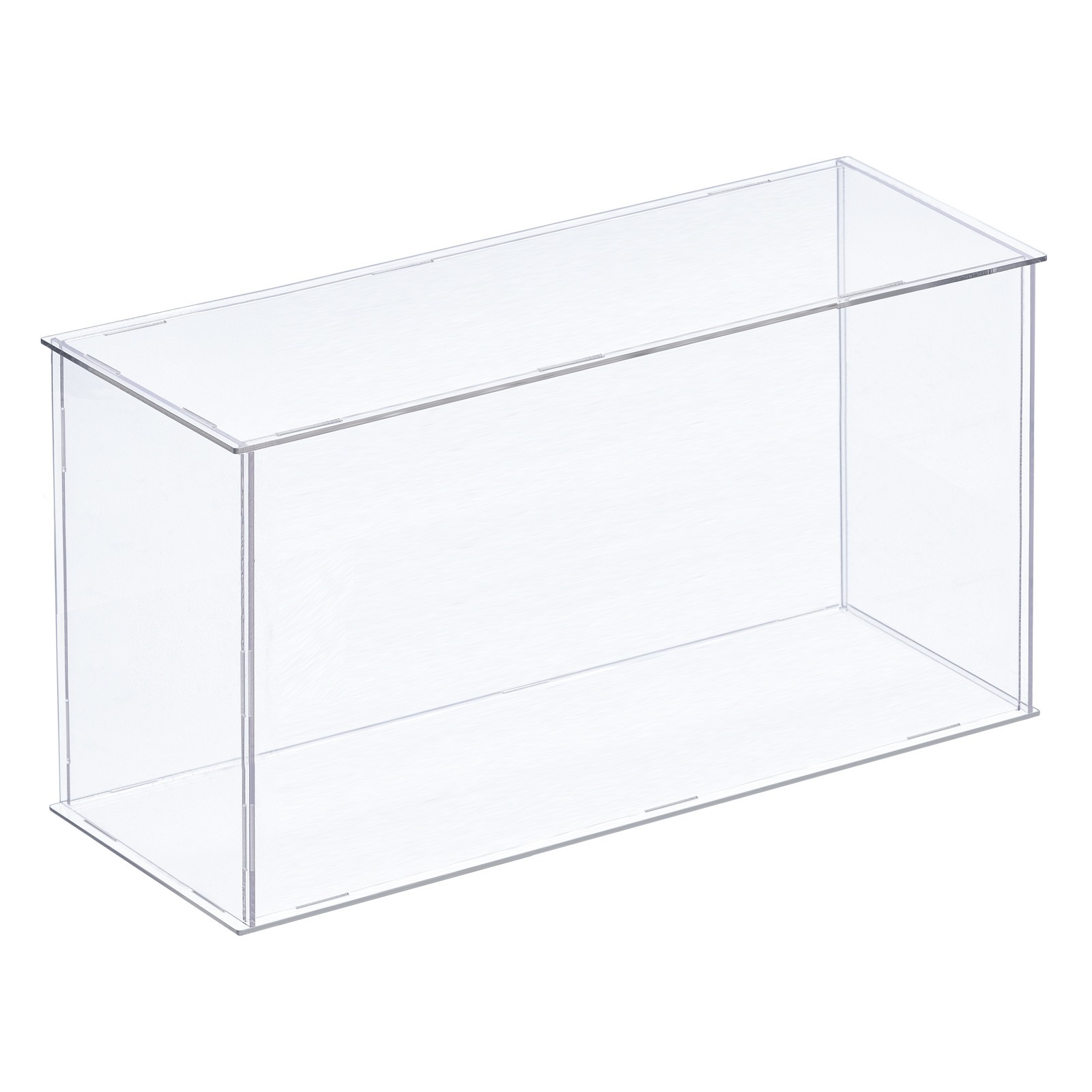 Acrylic Display Case Plastic Box Cube Storage Box Transparent 31x11x15.5cm