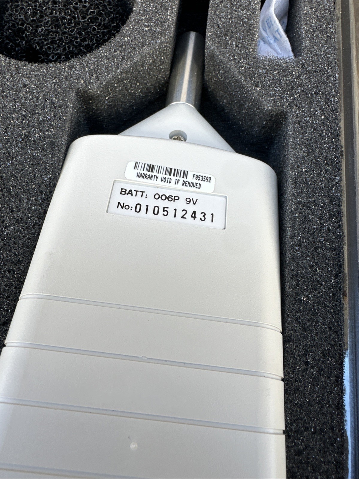 Extech model 407736 Digital Sound Level Meter w Case & Manual Extech