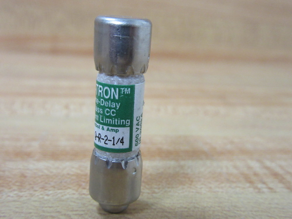 Bussmann FNQ-R-2-1/4 CC-Tron Time Delay Fuse FNQR214 (Pack of 6)