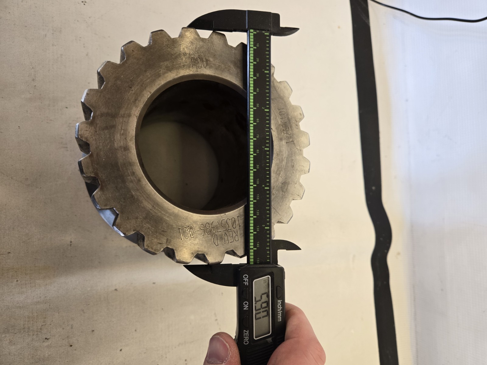 NOV REV D P/N 10357986-001 1049897-1 Gear, NCR/95404