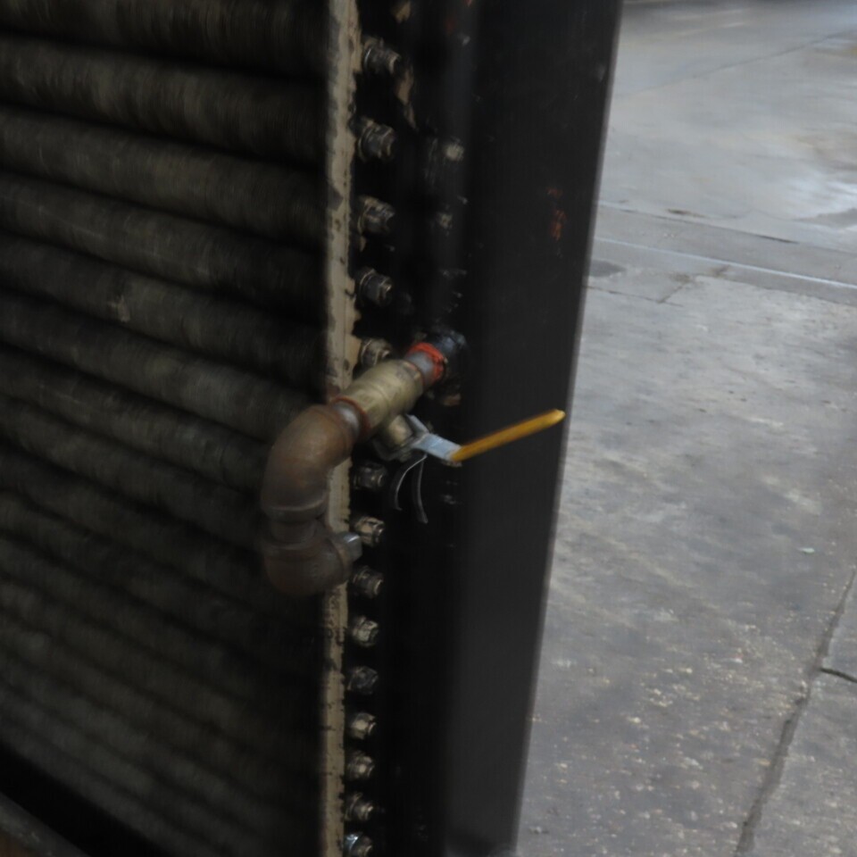 120″ x 64″ Air Cooled Oil Water Chiller Radiator Heat Exchanger From SBS Chiller