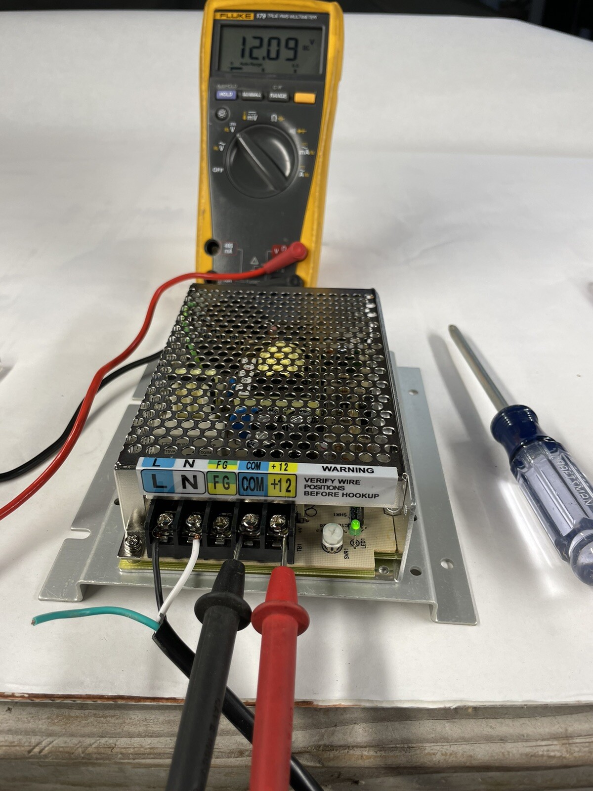 Videojet Excel Series 100 SP209077 Auxiliary +12VDC Power Supply. Tested Good.