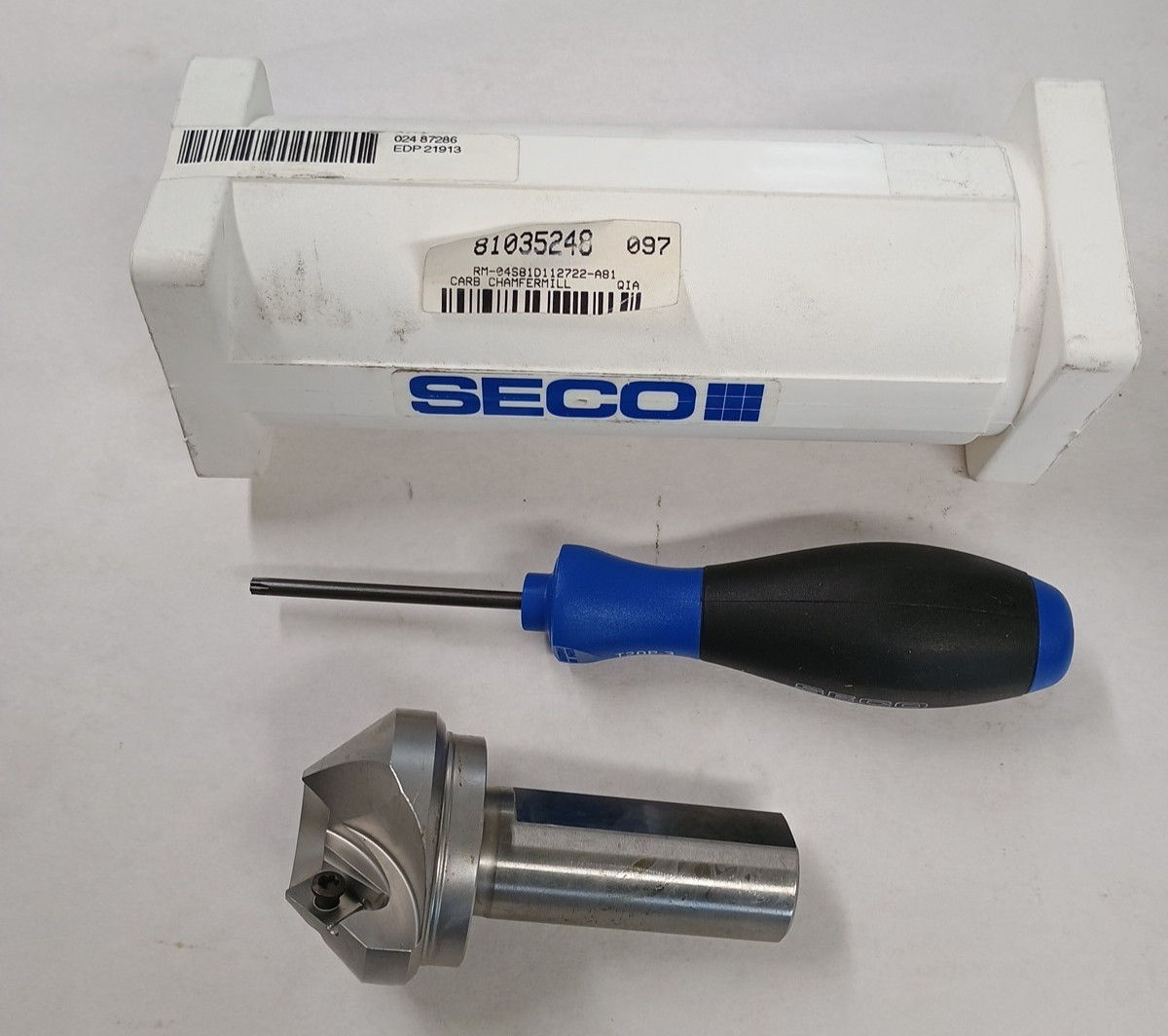 Seco Indexable counter sink Chamfer Mill 2″ Dia 1″ Shank D112722REV.B21913