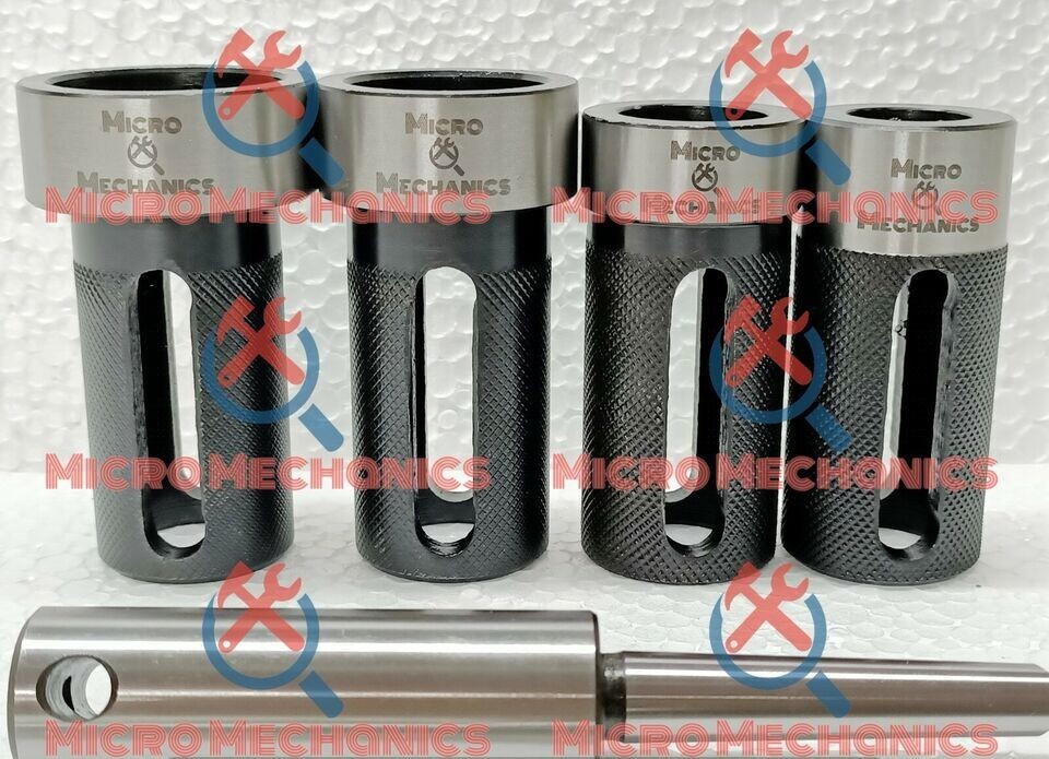 10x Die Holder Kit For Lathe Tailstock Morse Taper # 1 Sliding Action- Inch & MM