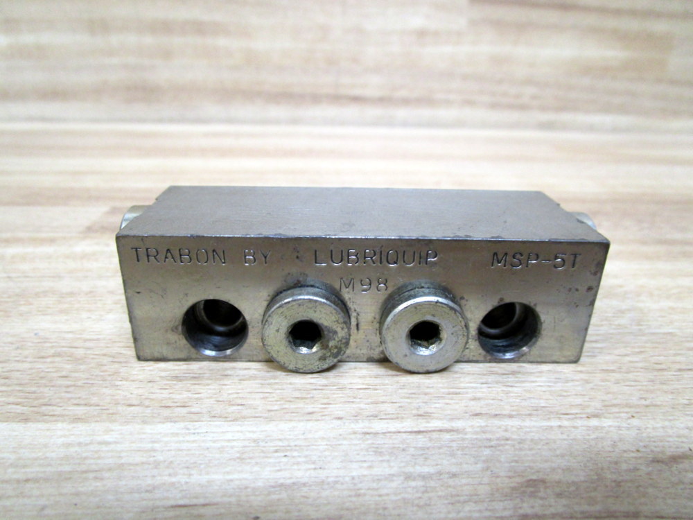 Lubriquip MSP-5T Trabon Graco Manifold Valve MSP5T