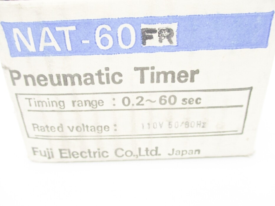 FUJI ELECTRIC NAT-60FR 110V 0.2-60SEC NSMP
