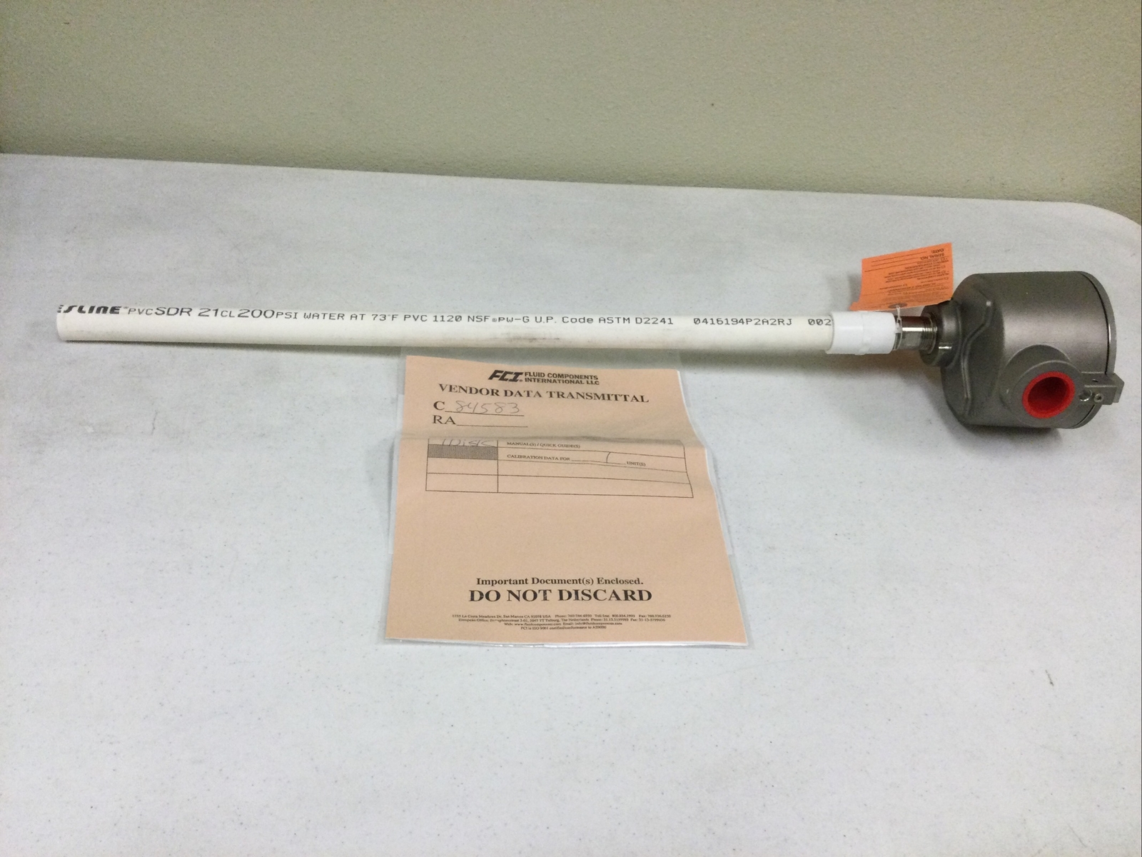 NEW, FCI FLUID COMPONENTS FLT93S-1B1A10WE4DC0000 SENSOR HEAD SINGLE SEAL 624271