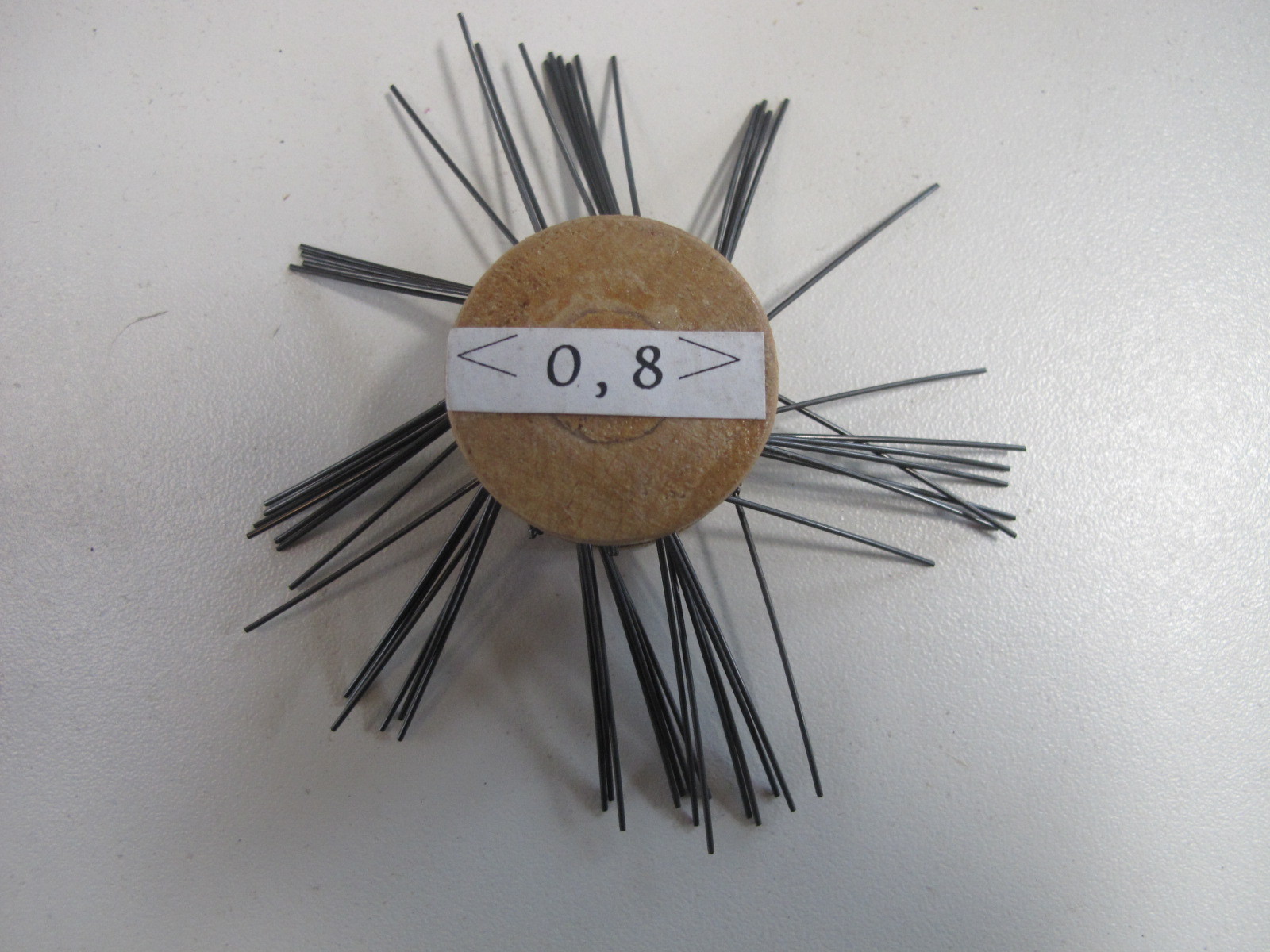 Hatho wooden Texturing-Matting Wheel-Brush 0.8mm Wire Jewelry CARVING tools