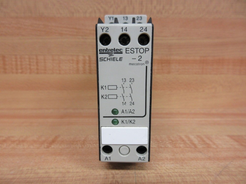Entrelec Schiele ESTOP-2 Relay 2.450.800.00