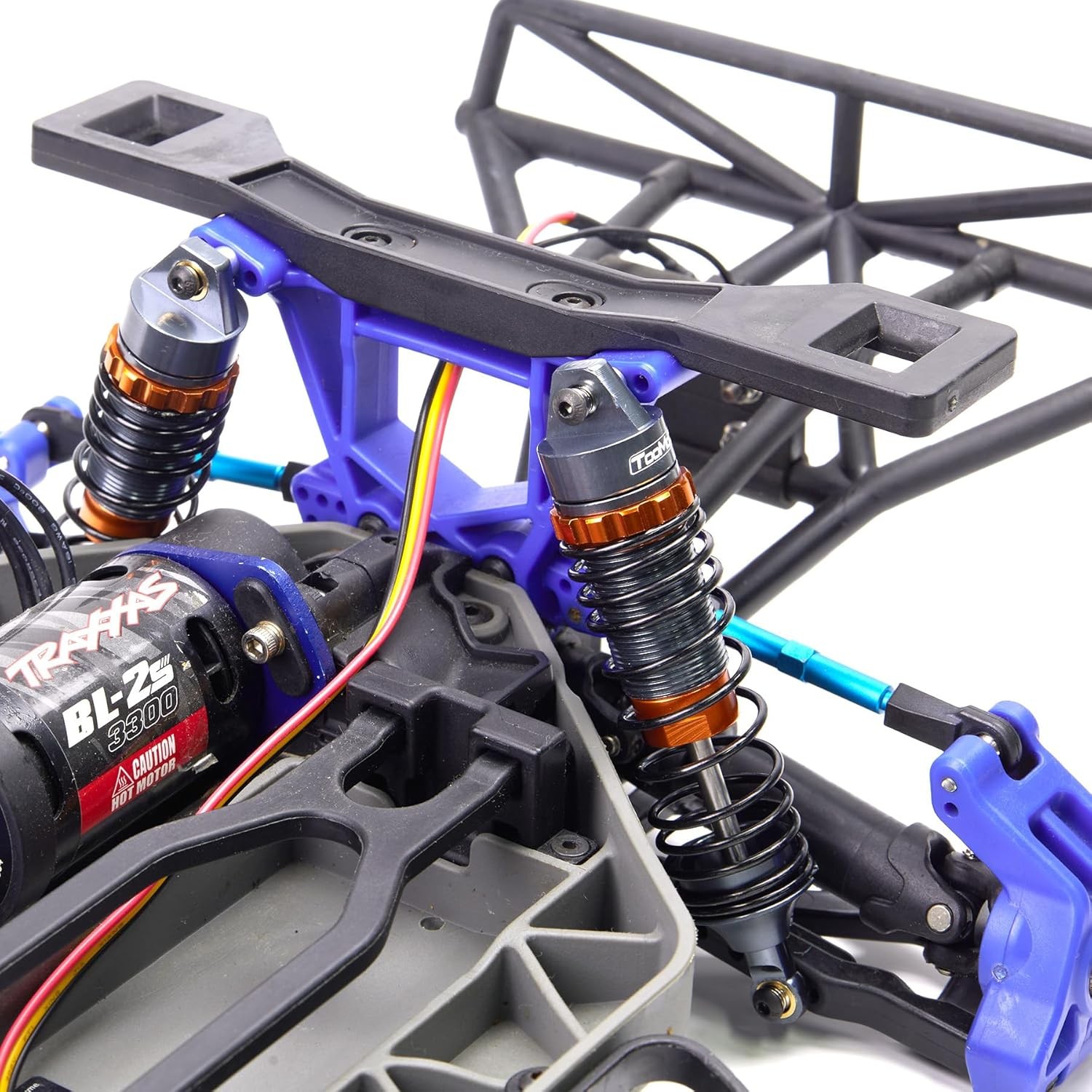 Large caliber shock absorbers suitable for 1/10 RC Stampede Hoss Bandit