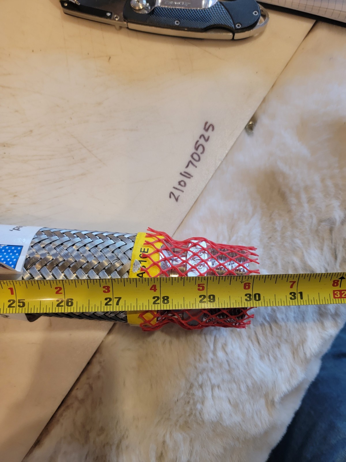 Hose Master CA316A Flexible Metal Hose 1-1/2″ x 30″, 1 Male End, 1 Female. New