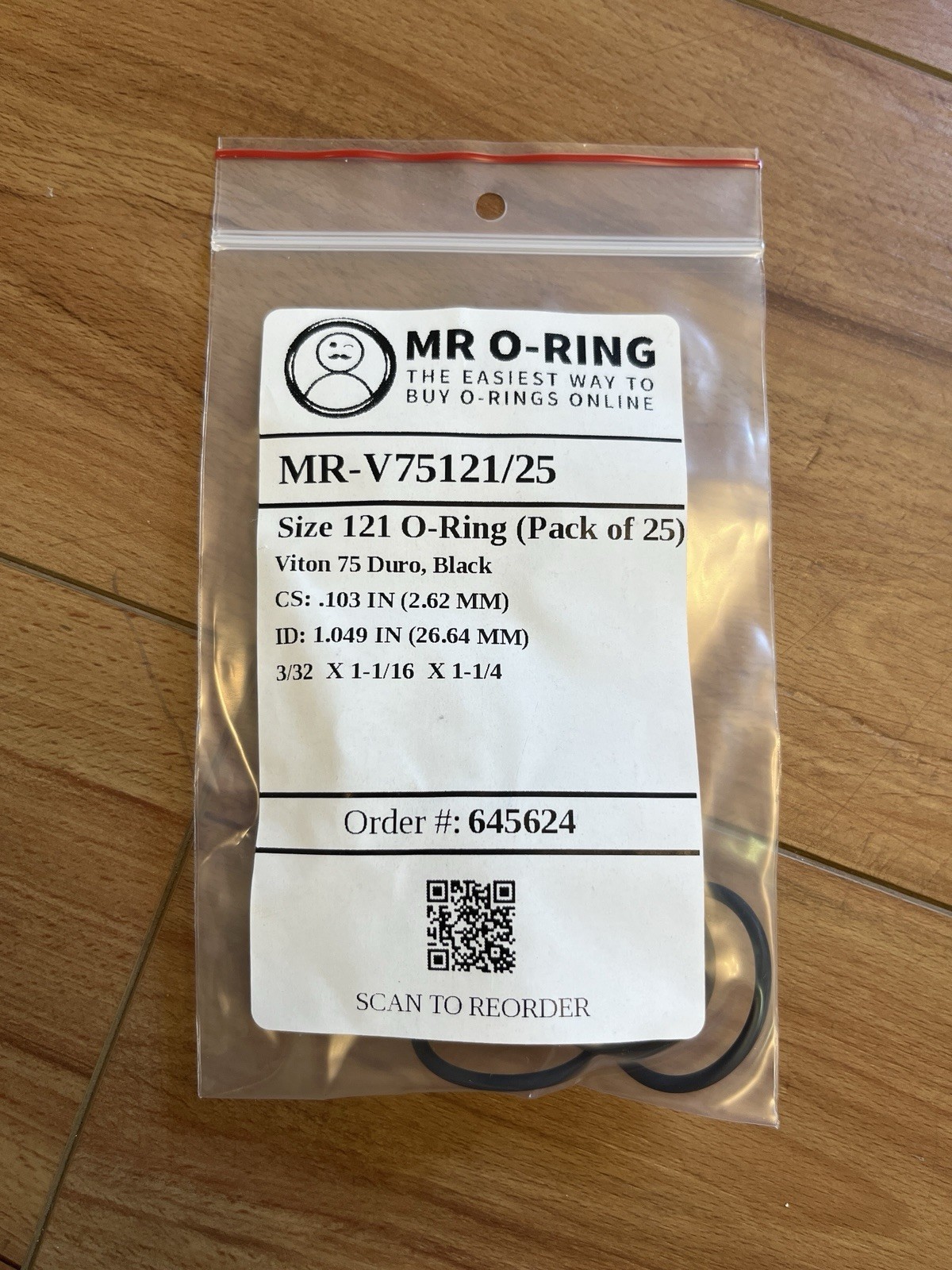 Mr. O-Ring Lot — 7 bags of assorted o rings