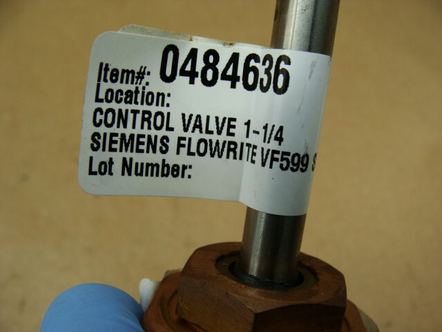 SIEMENS FLOWRITE 2-WAY CONTROL VALVE VF599 SERIES 1-1/4″ LINE