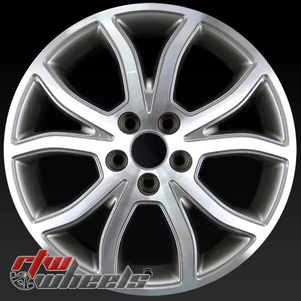18″ Ford Fusion OEM wheels 2010-2012 Machined Silver alloy rims AE5Z1007C