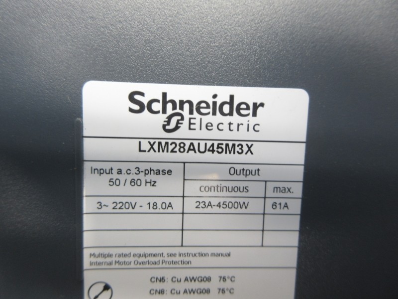 SCHNEIDER ELECTRIC LXM28AU45M3X 220V 18.0A NSNP