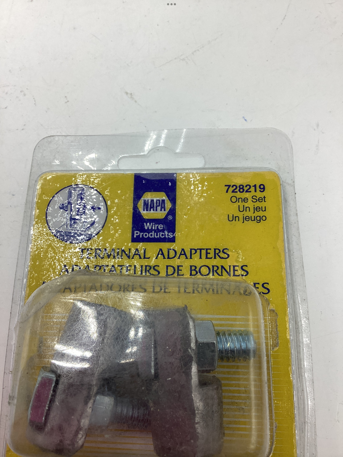 (Qty 2) Napa Battery Terminal Flag To Post Adapter 728219