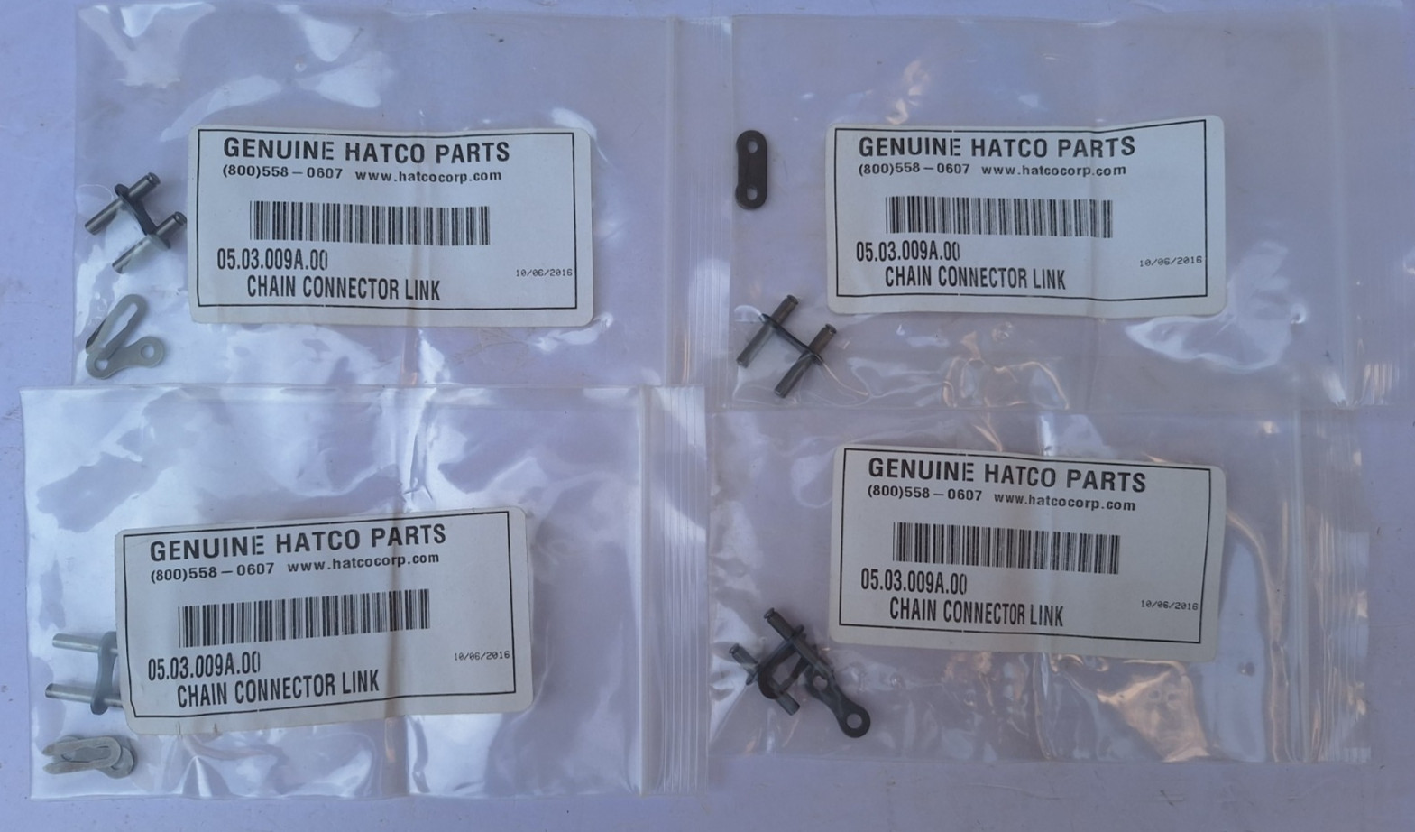 HATCO 05.03.009A.00 CONNECTOR/MASTER LINK KIT CHAIN LOT OF 4