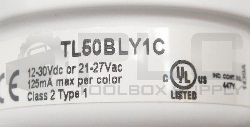 NEW BANNER TL50BLY1C BEACON TOWER LIGHT GRAY HOUSING
