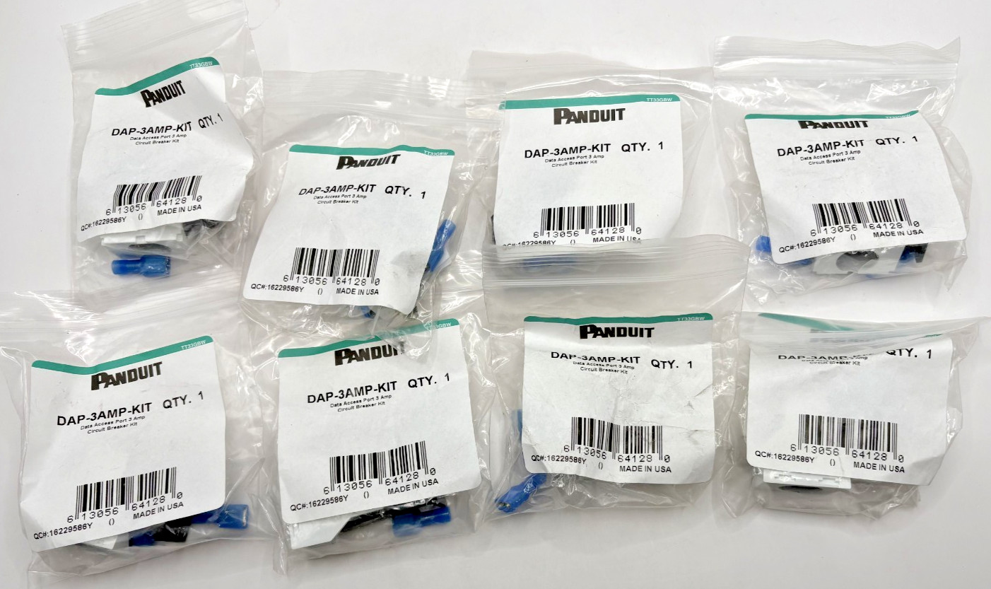 Lot of 8 Panduit DAP-3AMP-Kit Spart Parts Kit
