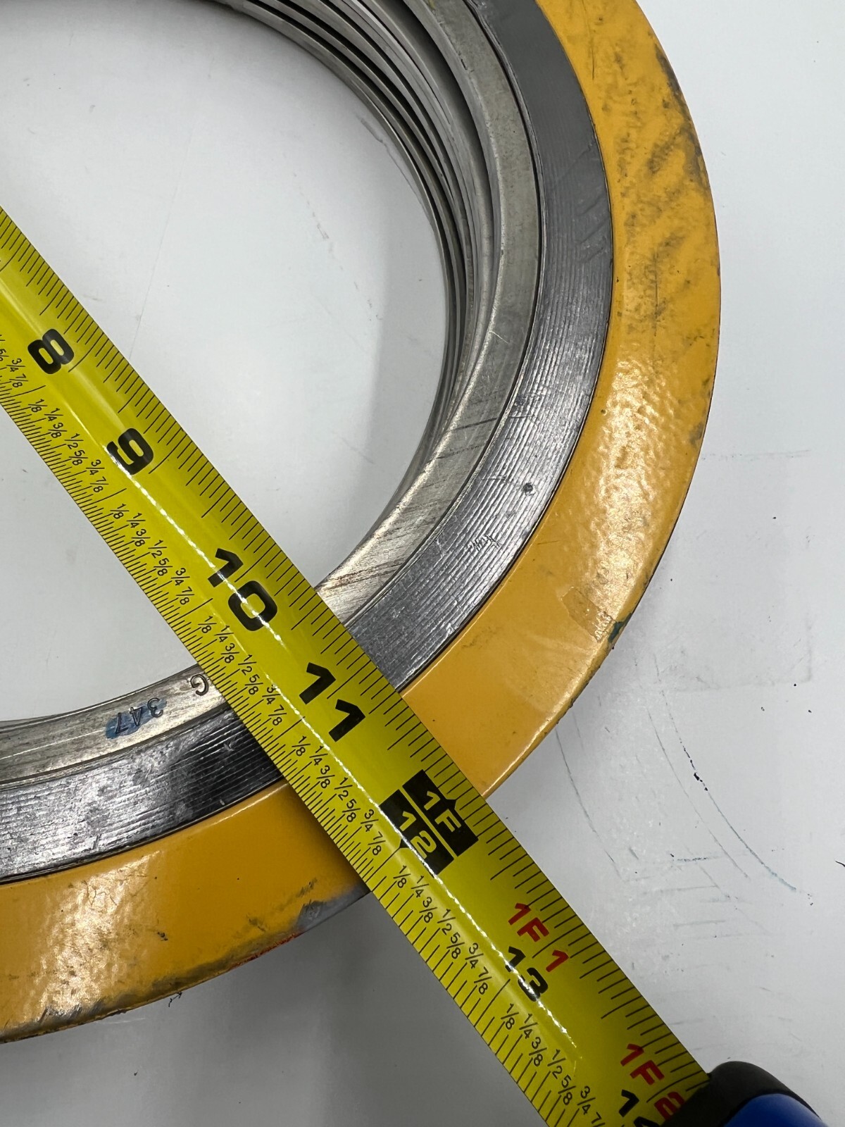 QTY 10 Flexitallic Spiral Wound Gasket 8″ 300 ASME B16.20 347/347/FG, Yellow