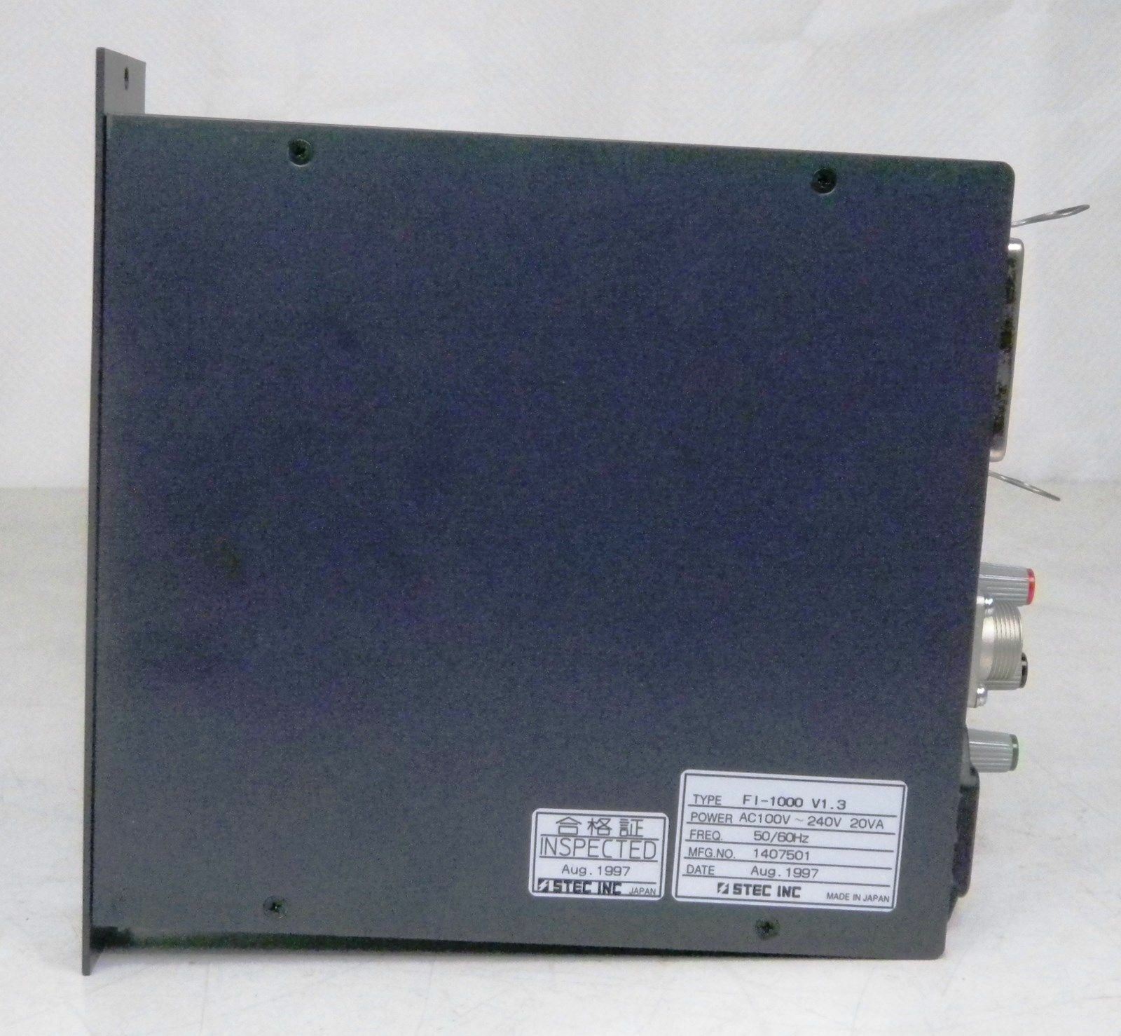 TEL Tokyo Electron STEC FI-1000 V1.3 Unit Flow Control for MFC, Used